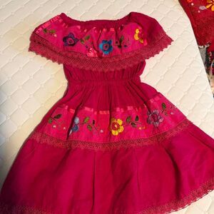 Pink Toddler Mexicana color multi Dress